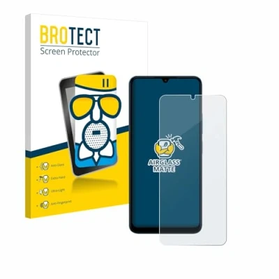 Abbildung von BROTECT Entspiegelungs Schutzglas für Xiaomi Redmi 13C Schutz Folie Panzerfolie Glas Matt [Extrem Kratzfest 9H, Anti Reflex, Fingerprint]