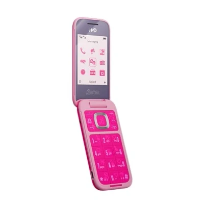 Abbildung von HMD Barbie Phone Klapphandy (7,11 cm/2,8 Zoll, 0,3 MP Kamera)
