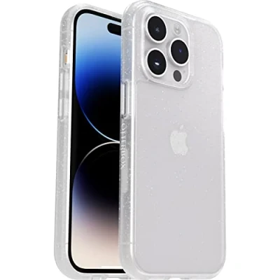 Abbildung von OtterBox Sleek Hülle für iPhone 14 Pro, stoßfest, sturzsicher, ultraschlank, schützende Hülle, Getestet nach Militärstandard, Stardust, Keine Einzelhandelsverpackung