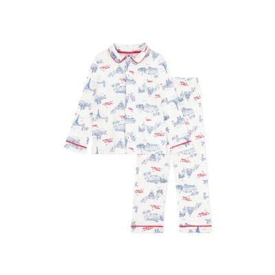 Abbildung von Petit Bateau COTE Paris Nachtwäsche Set für Kinder, Größe: 116, Marshmallow/multico