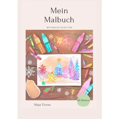 Abbildung von Mein Malbuch Weihnachtsedition: erstes Weihnachtsmalbuch. Malspaß für kleine Künstler ab 2 Jahren.