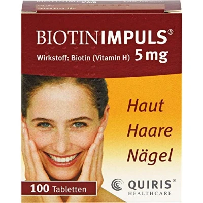 Abbildung von Biotin Impuls 5 mg Tabletten 100 St