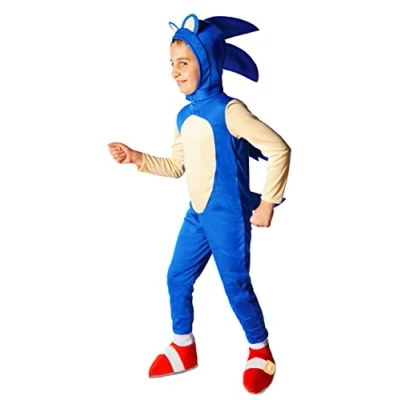 Abbildung von Sonic the Hedgehog costume disguise fancy dress boy official SEGA (Size 5 7 years)