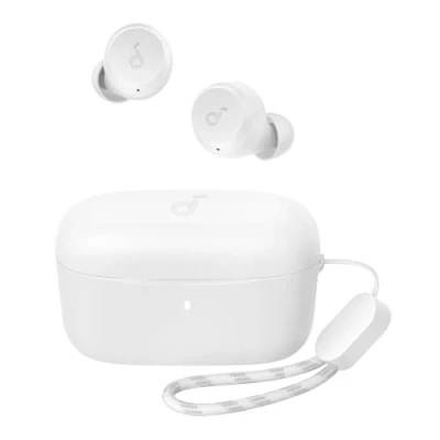 Abbildung von soundcore by Anker A20i True Wireless Earbuds, Kabellose Bluetooth Kopfhörer, 5.3, Anpassbarer EQ, 28 Std. Spielzeit, wasserfest, 2 Mikrofone mit KI, Kopfhörer einzeln verwendbar(Weiß)