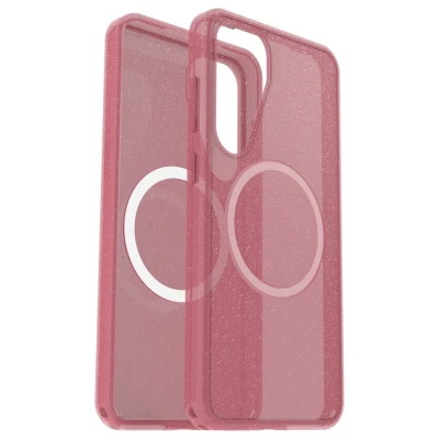 Abbildung von OtterBox Symmetry Clear Magnets Schutzhülle für Samsung Galaxy S25+ Thimbleberry pink