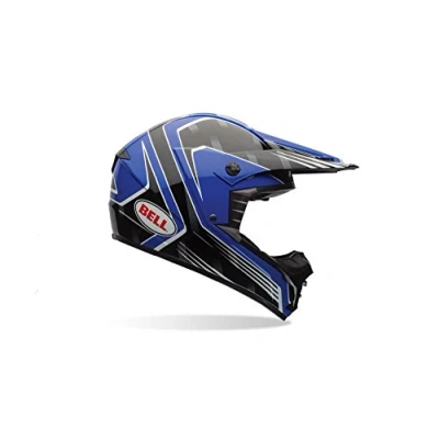 Abbildung von Bell Powersports SX 1 Motorradhelm, Mehrfarbig (Race Blau), S