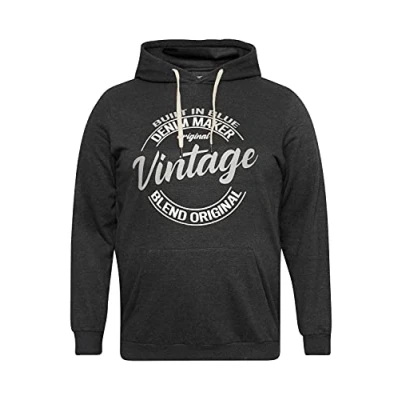 Abbildung von Blend Bhtobias BT Kapuzenpullover, Herren, Größe: 3XL, Charcoal mix