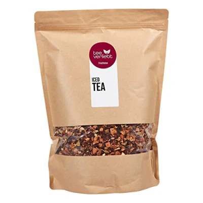 Abbildung von teeverliebt Loser Früchtetee Iced Tea 1000 g I lose erfrischende Tee Mischung aus Apfel Hibiskus Orangen &amp; Hagebuttenschalen uvm. 1 kg