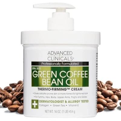 Abbildung von Green Coffee Bean Oil Thermo firming Cream 16oz Spa Size by Advanced Clinicals