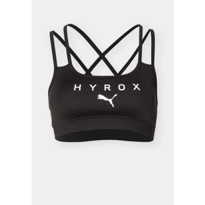 Abbildung von Puma Hyrox MOVE Strappy BRA Sportbh mit mittlerer Stützkraft, Damen, Größe: XS, Black