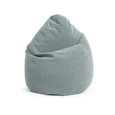 Abbildung von SITTING POINT only by MAGMA BeanBag COMODO XL Sitzsack mit Plüsch aus 100% Polyester 70x110cm, Hülle waschbar, Oeko TEX Standard Zertifiziert, salbei