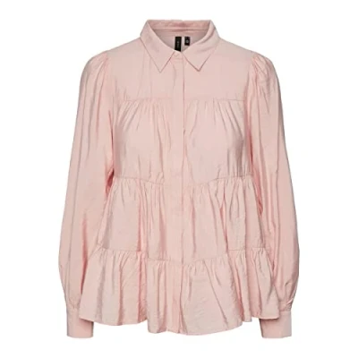 Abbildung von Y.A.S Damen YASPALA LS Shirt S. NOOS Bluse, Silver Pink, L