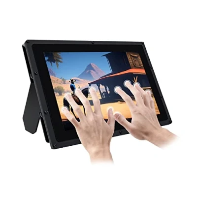 Abbildung von Waveshare 10.1inch IPS Control Panel Screen Capacitive Touch 1280x800 High Resolution HDMI LCD B Supports Mini PCs Raspberry Pi ，for Windows 10/8.1/8/7 with case