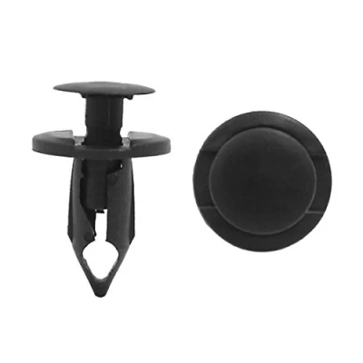 Abbildung von sourcing map 100stk Plastik Niet Push Typ Stoßfänger Befestigung Halterung Clip 9mm für Auto de