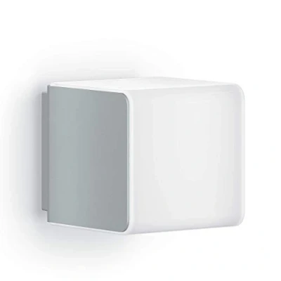 Abbildung von steinel LED Außen Wandleuchte &quot;L 830 SC ANT&quot;, 3 flammig, Leuchtmittel Board fest integriert, 160 Bewegungsmelder, Smart Home,App Steuerung, Silber