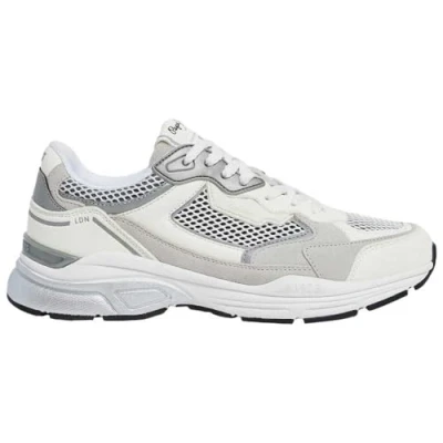 Abbildung von Pepe Jeans Damen Dave Evolution W Sneaker, Weiß (Off White), 9