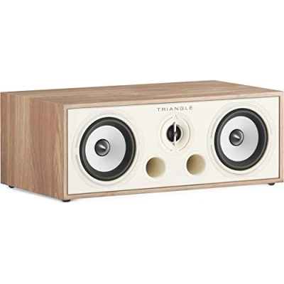 Abbildung von Triangle BOREA BRC1 Home Theater Center Lautsprecher 2 Wege Belastbarkeit 100W Leistung 90 dB/W/m Bassreflex 485 x 176 274 mm Eiche hell