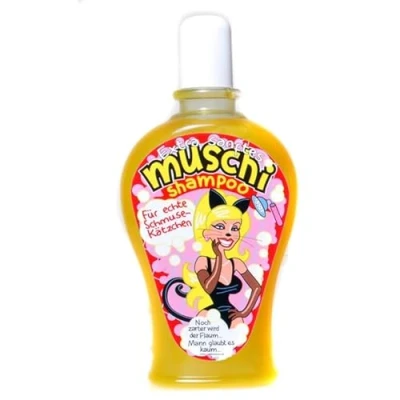 Abbildung von * Muschi Shampoo &amp; Duschgel als Scherzartikel und witzige Geschenkidee für Geburtstag Party Schampoo Partygeschenk (Muschi Shampoo, 350ml)