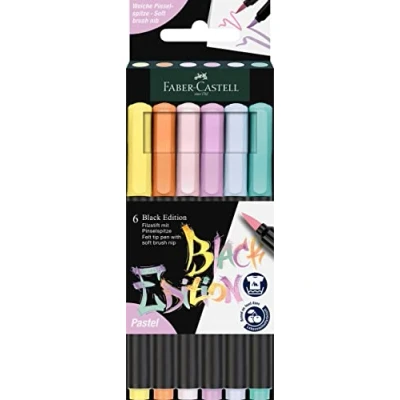 Abbildung von Brushpen FC Black Edition pastel in karton etui