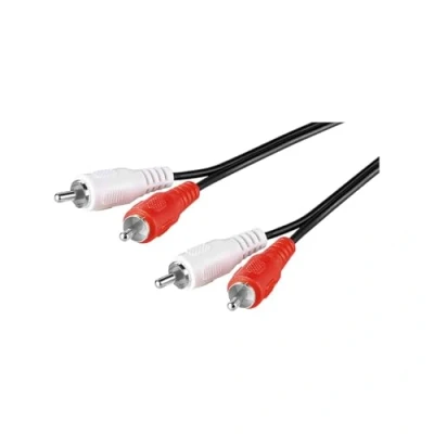 Abbildung von goobay AVK 128 1500 Audiokabel RCA Stecker auf 15 m rund