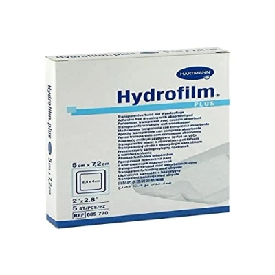 Abbildung von PAUL Hartmann AG Wundpflaster Hydrofilm Plus 5x7,2cm 5 Stück