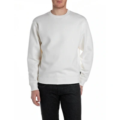 Abbildung von Replay Sweatshirt mit V Einsatz am Halsausschnitt