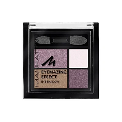 Abbildung von Manhattan Eyemazing Effect Eyeshadow Schmink Palette aus vier schimmernden Lidschatten Farben für Smokey Eyes Farbe Fancy Nudes 60M 1 x 5g