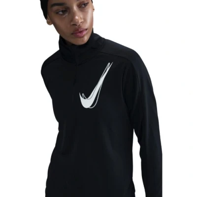 Abbildung von Nike Performance MID Langarmshirt, Damen, Größe: Small, Black