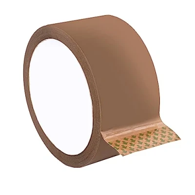 Abbildung von BIGtec 1 Rolle Paketklebeband Klebeband Packband Paketband Verpackungsband Kartonband Standard 66m lang 48mm breit braun Verpackungsmaterial für Pakete und Karton