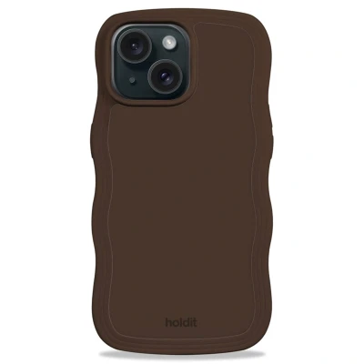 Abbildung von Apple iPhone 14 Hülle Recycelter Kunststoff Holdit Hard Case/Backcover Handyhülle Braun