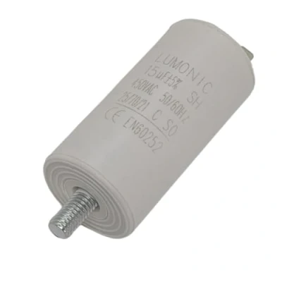 Abbildung von Lumonic Anlaufkondensator mit Stecker 6,3x0,8mm I 15µF 450V 34x70mm 15uF Motorkondensator Kunststoffgehäuse Betriebskondensator für Pump