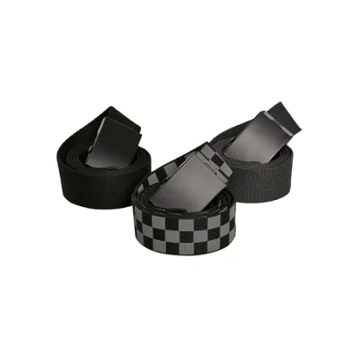 Abbildung von Urban Classics TRIO 3 PACK Gürtel, Größe: L/XL, Grey/black