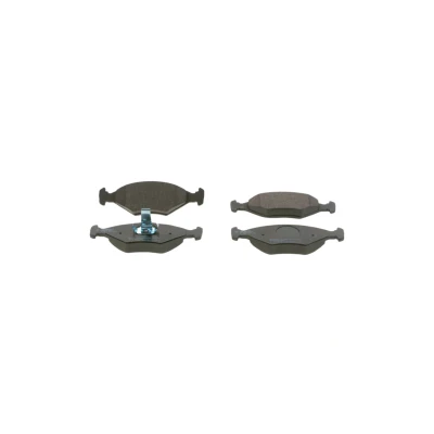 Abbildung von BOSCH 0 986 424 514 Bremsbelagsatz Low Metallic mit Anti Quietsch Blech, Kolbenclip FIAT: Palio I Weekend, Siena