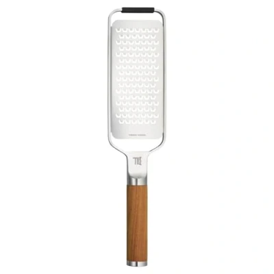 Abbildung von Fiskars Norden Handreibe, Grob, Länge: 31,1 cm, Rostfreier Stahl/Birkenholz, 1065244