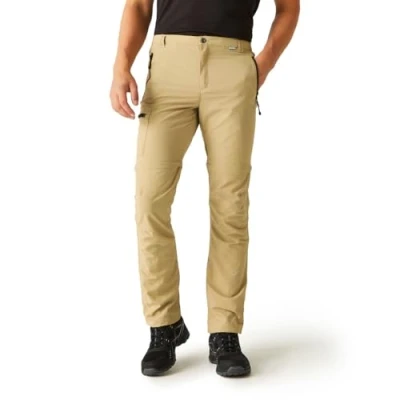 Abbildung von Regatta Herren Wanderhose Leesville II Zip Off mit wasserabweisender Oberfläche, perfekt zum Wandern, Spazierengehen und für Outdoor Aktivitäten