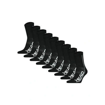 Abbildung von Head 9 PACK Sportsocken, Größe: 35 38, Schwarz