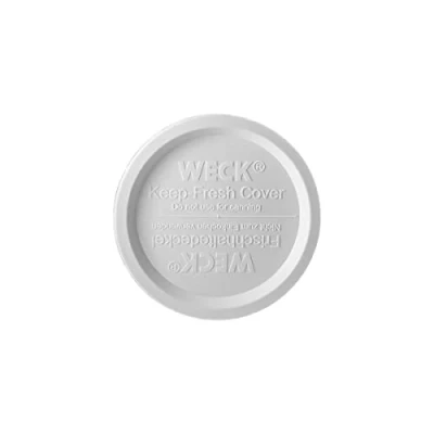 Abbildung von Låg Weck Ø10.8 cm til patentglas Hvid Plast,5 stk/pk