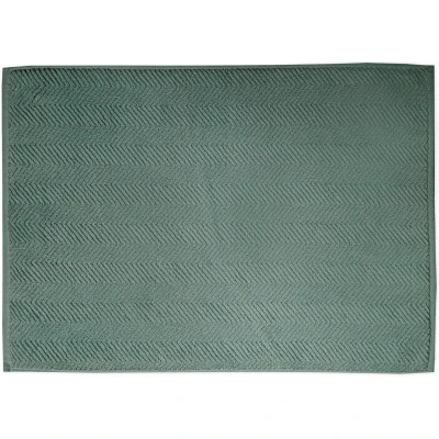 Abbildung von framsohn frottier Badematte Ocean, Höhe 12 mm, beidseitig nutzbar, fußbodenheizungsgeeignet, Baumwolle, rechteckig, nachhaltig hergestellte auch Österreich, aus Bio Baumwolle