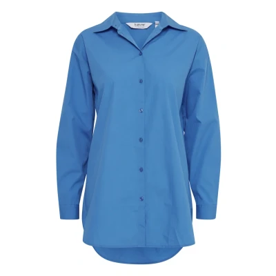 Abbildung von b.young Bygamze Hemdbluse, Damen, Größe: 34, French blue