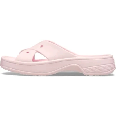 Abbildung von Crocs Womens Cross Strap Badesandale, Damen, Größe: 36/37, Pink milk Schuhe