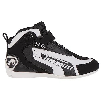 Abbildung von Furygan V4 Easy D3O Vented Herren Motorradschuhe, Atmungsaktiv, verstärkter Malleolus Schutz, maximale Sicherheit Komfort und Luftzirkulation, Black White, 40 EU