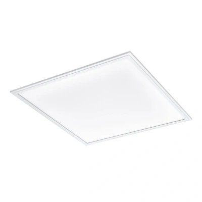 Abbildung von EGLO Deckenleuchte Salobrena M mit Bewegungsmelder und Tageslichtsensor, LED Panel aus Aluminium Kunststoff, Deckenlampe in weiß, Deckenbeleuchtung neutralweiß, Küchenlampe 60 x cm