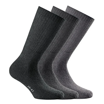 Abbildung von Rohner advanced socks Sport 3er Pack Socken, Grey, EU 39 42