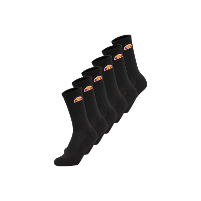 Abbildung von Ellesse Tamuno 6 PACK Unisex Socken, Größe: 47 49, Black