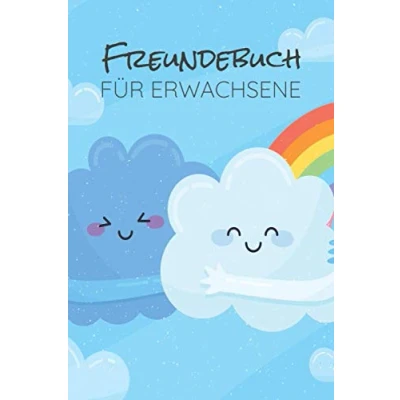 Abbildung von Freundebuch für Erwachsene: Freuür Erwachsene, Kollegen und Freunde zum Ausfüllen selbstgestalten Freundschaftsbuch mit Platz mehr als 50 ... 100+ blanko Seiten Doppelseite pro Person