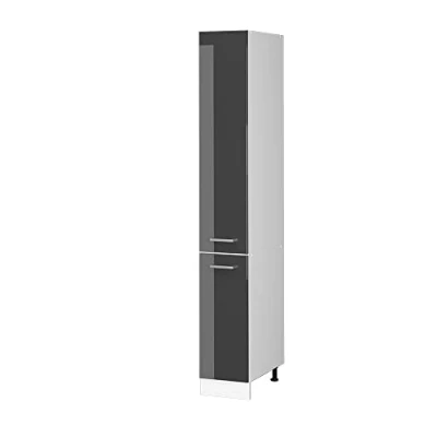 Abbildung von Vicco Hochschrank R Line, Anthrazit Hochglanz/Weiß, 30 cm