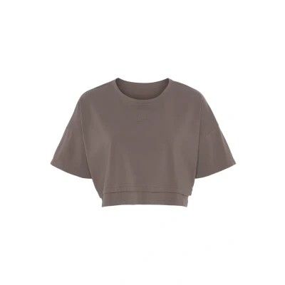 Abbildung von Lascana Kurzarm Tshirt basic, Damen, Größe: Small, Brown