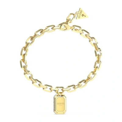 Abbildung von Guess Hashtag Armband goldcoloured, Damen, Größe: Small, Gold coloured