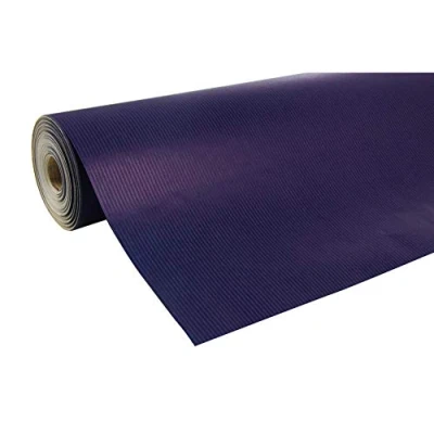 Abbildung von Clairefontaine 507213C Rolle Geschenkpapier (250 x 0,7 m, spezielle Breite, Kraftpapier, strapazierfähig) 1 Stück blau