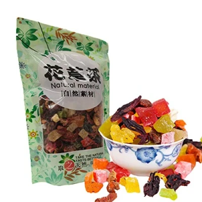 Abbildung von 100g (0.22LB) Chinesischer Mode Früchtetee Blumentee Kräutertee Grüner Tee Roher Sheng Cha Duftender Gesundheitstee